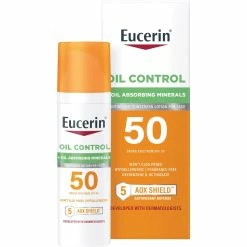Promo 🔔 Eucerin Sun Oil Control SPF 50 Face Lotion 2.5 Oz. 😀
