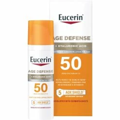 Outlet 😀 Eucerin Sun Age Defense SPF 50 Face Lotion 2.5 Oz. ❤️