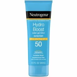 Outlet 🌟 Neutrogena Hydro Boost Gel Moisturizing Sunscreen Lotion SPF 50, 3 Oz. 🛒