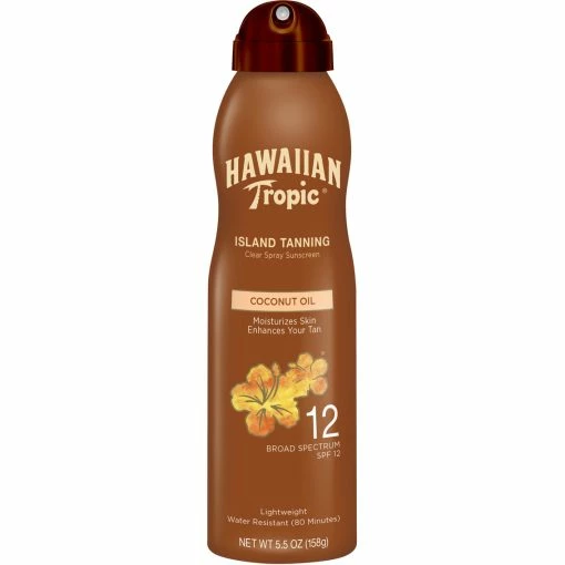 Cheap 🔔 Hawaiian Tropic Dry Oil Clear 12 SPF Sunscreen Spray 6 Oz. 😉 -skin care store unnamed file 1049