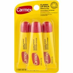 Hot Sale ✨ Carmex Classic Medicated Lip Balm Tube 3 Ct. 💯