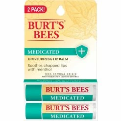 Coupon 😍 Burt's Bees Medicated Moisturizing Lip Balm With Menthol And Eucalyptus 🧨