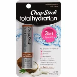 Best Sale 🛒 ChapStick Total Hydration Coconut 3 In 1 Lip Balm 🎁