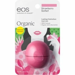New 🎁 Eos Strawberry Sorbet Organic Lip Balm 🌟