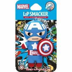 New ๐งจ Lip Smacker Marvel Super Hero Lip Balm, Captain America โค๏ธ