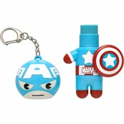 New 🧨 Lip Smacker Marvel Super Hero Lip Balm, Captain America ❤️ -skin care store unnamed file 230