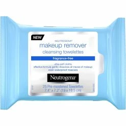 Discount 💯 Neutrogena Cleansing Makeup Remover Cleansing Towelettes Fragrance Free 25 Pk. 💯