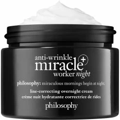 New ⭐ Philosophy Anti Wrinkle Miracle Worker Night Cream 2 Oz. 👏