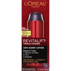 Cheapest ❤️ L'Oreal Revitalift Triple Power Broad Spectrum SPF 30 Sunscreen ✔️