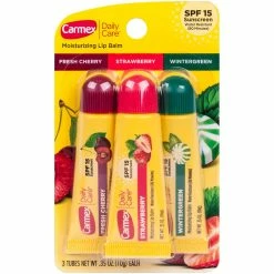 Cheap 💯 Carmex Daily Care Blister Pack Tube With SPF15 3pk. ✨