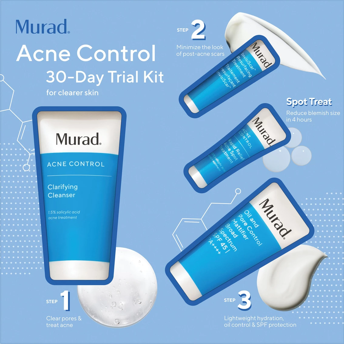 Deals ๐ Murad Acne Control 30-Day Trial Kit ๐ฅ 1 Deals ๐ Murad Acne Control 30-Day Trial Kit ๐ฅ