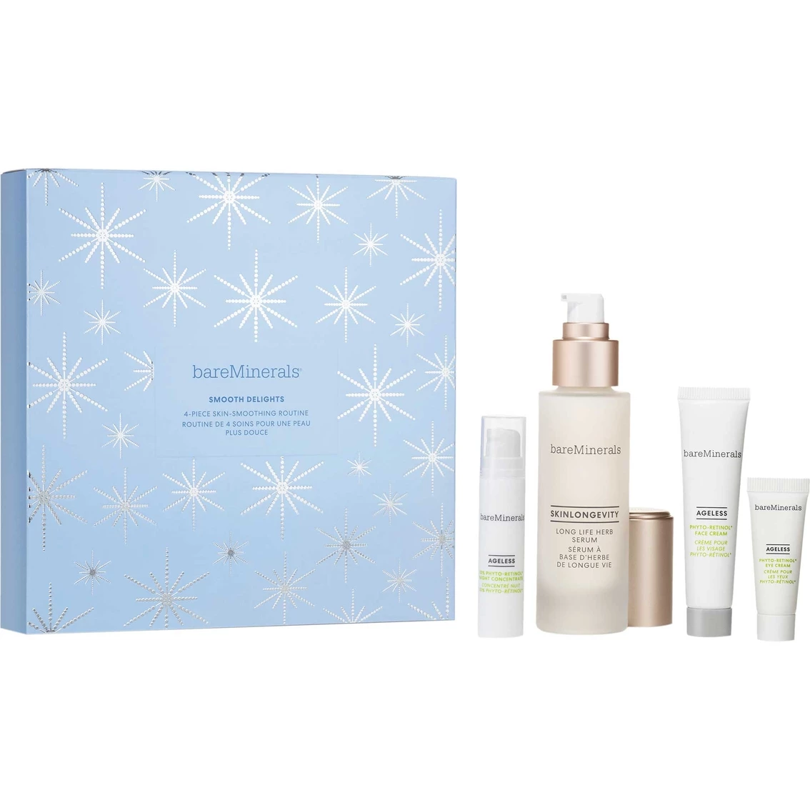 Cheapest ๐ BareMinerals Smooth Delights Skin Smoothing Routine 4 Pc. Set โญ 1 Cheapest ๐ BareMinerals Smooth Delights Skin Smoothing Routine 4 Pc. Set โญ