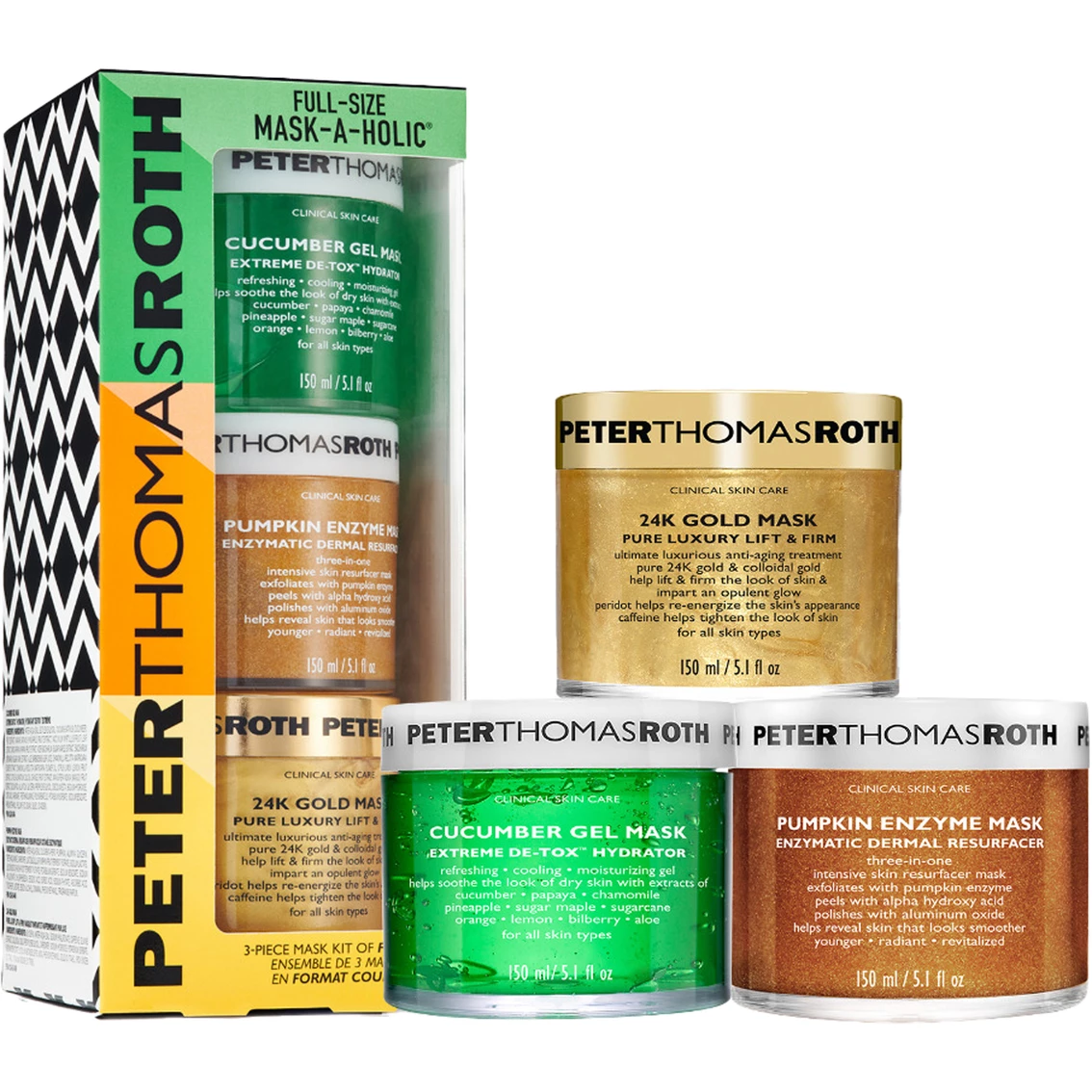 Top 10 ⌛ Peter Thomas Roth Full Size Mask-A-Holic 3 Pc. Kit ✔️ 1 Top 10 ⌛ Peter Thomas Roth Full Size Mask-A-Holic 3 Pc. Kit ✔️