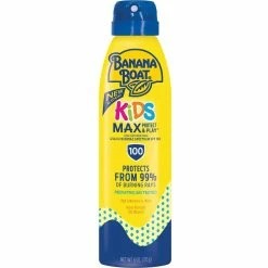 Cheapest ✨ Banana Boat UltraMist Kids MAX Protect & Play Clear Spray Sunscreen SPF 100: 6 OZ 🧨
